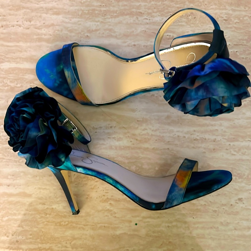 Jessica Simpson Floral Heels